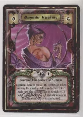 1995 Legend Of The Five Rings CCG - Imperial Edition Bayushi Kachiko Rs0 • $69.25