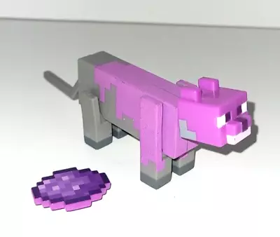 Minecraft Craft-a-Block DYED CAT 3.25  Figure Biome Builds Comic Maker GTP16 • $14.99