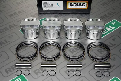 Arias Forged Pistons 88mm 0cc 10.0:1 Honda Prelude VTEC H22A1 H22A4 A3338840 • $741.30