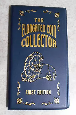 The Elongated Coin Collector Book USA Holds 36 Pennies Lion Cover • $2.99