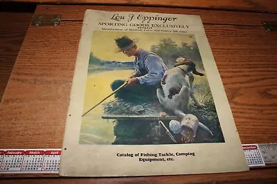 Original 1929 Vintage Sporting Catalog LOU J. EPPINGER Co Daredevle Pflueger • $99.99