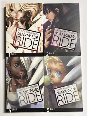 MAXIMUM RIDE Manga Vol 1 2 4 5 Graphic Novel PB Books James Patterson Lot • $13.59