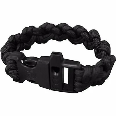 Ultimate Survival 550 Paracord  Bracelet Whistle Tough Quality Preppers Kit • £7.95