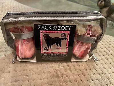 Zack & Zoey Camo Oxford Boots For Puppies/Dogs. X Small New Pack Of 4 • $7.99