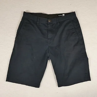 Volcom Shorts Men Size 32 Navy Blue Chino Shorts • $4.98