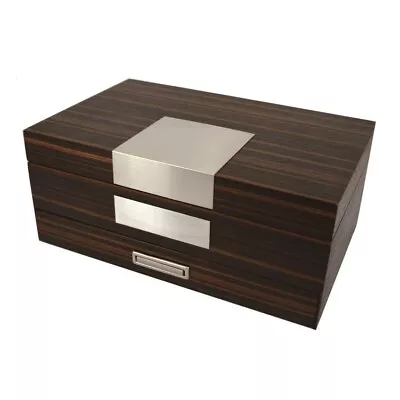 Cambridge Modern Luxury Wooden Jewellery Box Pj629c • $119.99