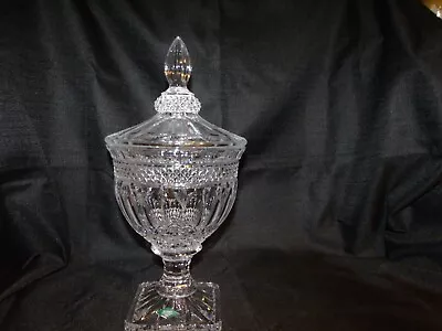 Shannon Crystal Very Heavy Pedestal Footed Candy Dish • $74.99