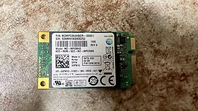 Dell SSD MSATA 64GB 3.0Gbps MZ-MPC064D MZMPC064HBDR-000D1 0PM10 18+8 Pin • $25