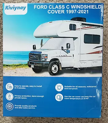 $39.99 • Buy Kiviynay RV Windshield Cover Ford Class C 1997-2021
