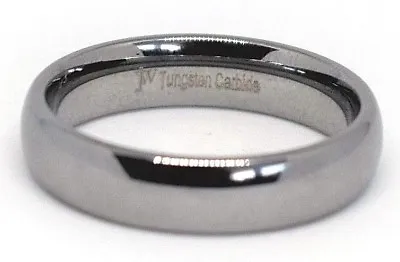 Mens Womens Silver Tungsten Carbide Wedding Ring Band-4-6-8mm • £20.90