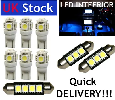 INTERIOR LED Car Light Bulbs KIT BLUE Fit BMW 5 E39 Saloon  • $31.97