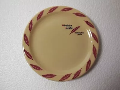 Western Pacific Railroad Feather River Route Shenango Inca Ware 5-1/2  Plate • $55