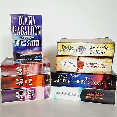 Lot Of 8 Outlander Series Historical-Fic Books By Diana Gabaldon • $69.99