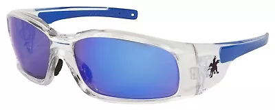 SWAGGER Blue Mirror SUNGLASSES Work Sport Eyewear Safety Glasses UV ANSI Z87+ • $9.35