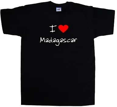 I Love Heart Madagascar T-Shirt • $11.19