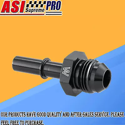 8AN Fuel Adapter Fitting To 3/8 GM Quick Connect LS Male BLACK AUS BRAND • $11.99