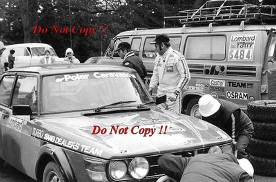 £4 • Buy Stig Blomqvist & Bjorn Cederberg Saab 99 Turbo RAC Rally 1979 Photograph 1