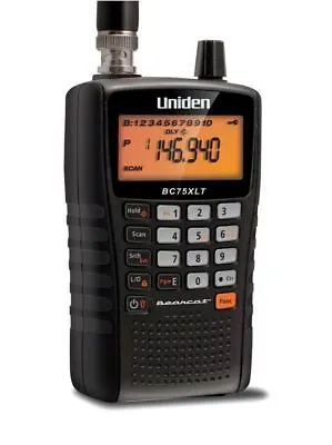 Handheld Scanner - Uniden UBC 75XLT ( 25 - 88mhz - 108-174mhz 400-512MHz) • £119.95