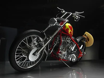 $1249 • Buy Harley Davidson Motorcycle 1969 Easy Rider Movie Billy Bike Chopper Metal Model