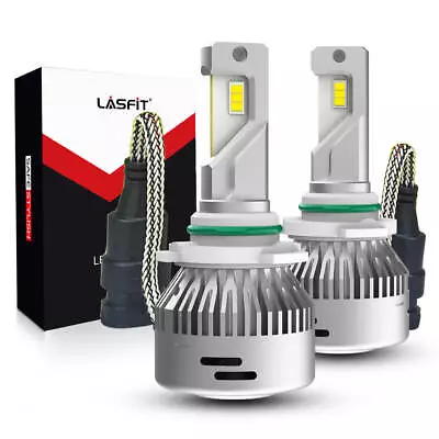 Lasfit 9145 9140 H10 LED Fog Light Bulbs 60W 6000LM 6000K White Conversion Kit • $54.99
