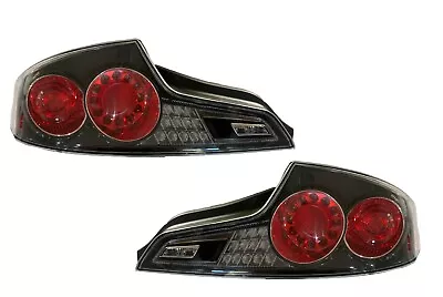 Fit Infiniti G35 Coupe 2dr 2006-2007 Black Led Tail Lights Rear Lamps Taillights • $350