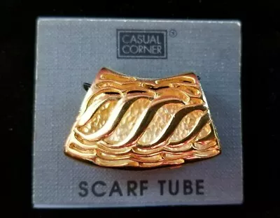 Vintage Gold-Tone Scarf Tube Slide - New • $9.99