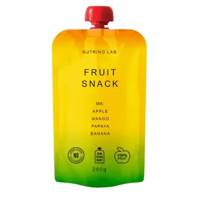 Pack Of 2 |Nutrino Lab Puree Mix 200g (Fruit Snack Mix - Apple Mango Papaya... • £7.62