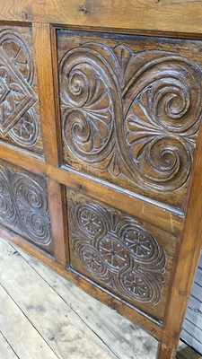 £1695 • Buy ANTIQUE OAK CARVED GOTHIC ORNATE WALL PANEL - Super Quality Genuine / Reclaimed)