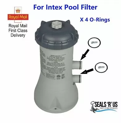4x Swimming Pool O Rings For Pool Pumps Filter Fits Bestway Intex And More • £4.50