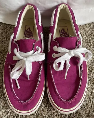 Vans Zapato Del Barco Skate Boat Shoes Womens Size 8 • $14