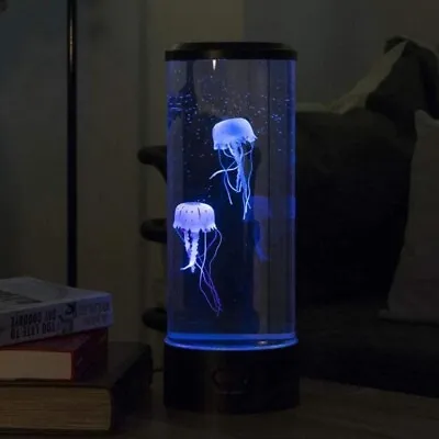 $22.57 • Buy Lamp Jellyfish Floating Swimming LED Night Light Aquarium 14  Height
