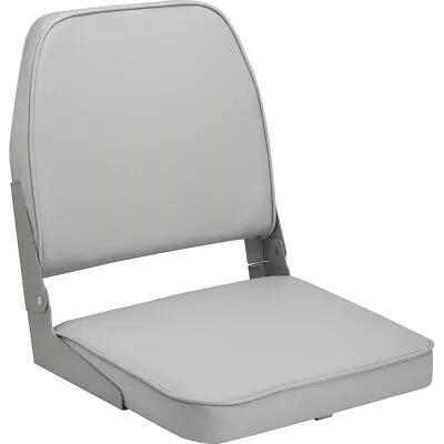 Attwood Swivl-Eze Low Back Padded Flip Seat - Grey 98395GY UPC • $59.10