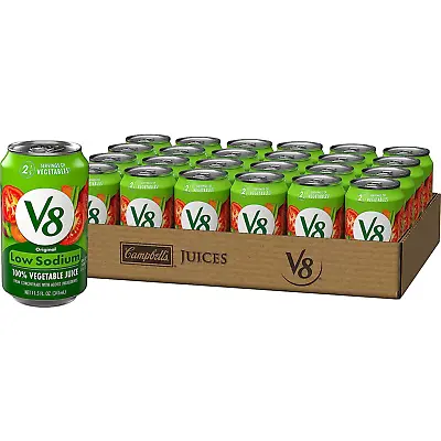 $31.58 • Buy V8 Original 100% Vegetable Juice Vegetable Blend With Tomato Juice (Pack Of 24)
