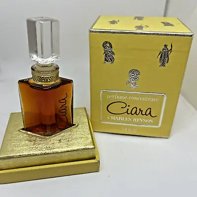 $39.99 • Buy CIARA Perfume Concentrate 1/4 Oz Glass Bottle Charles Revson Boxed Vintage