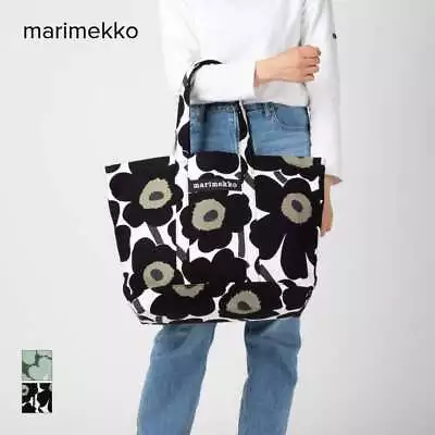 Marimekko Tote Bag For Women PERUSKASSI PIENI UNIKKO Cotton Tote Floral   • $189.14