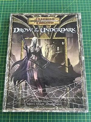 $249.95 • Buy Dungeons & Dragons 3.5: Drow Of The Underdark - Hardcover WOTC 1st Print (2007)