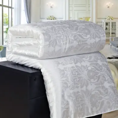 Luxury Jacquard Mulberry Silk Comforter Spring/Autumn Quit Thick Warm Blanket • $111.63