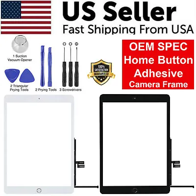 Touch Screen Digitizer Glass Replacement For IPad 8 2020 8th Gen 10.2  Home Lens • $16.29