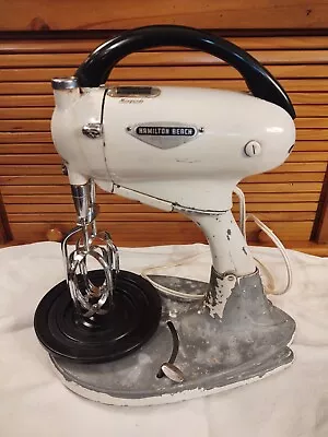 Vintage Working 1940's Hamilton Beach Mixguide Model G Electric Mixer W/Video • $48.49