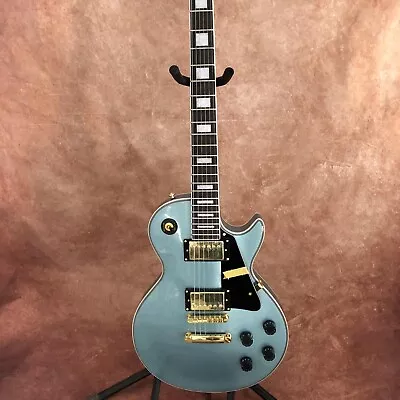 LP Custom 1957 Antique Pelham Blue Electric Guitar Gold Hardware Fast Shipping • $269.99