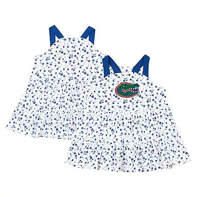 Girls Infant Colosseum White Florida Gators Robin Floral Dress • $27.99