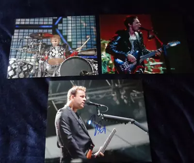 Muse Signed Set Of 3 Photos Obtained In Person • £99.99