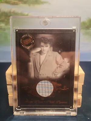 Elvis Presley Worn Swatch  Card Press Pass Authentic Master Piece Plaid Pajamas • $49.99