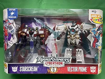 Transformers Cybertron STARSCREAM VS VECTOR PRIME New & Factory Sealed • $200