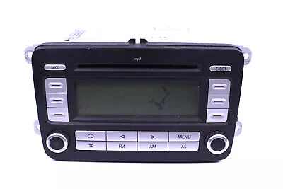 VW CD Car Stereo RCD 300 MP3 BVX 1K0035186 AE + Code Touran Tiguan Golf *Pixelf. • $31.86