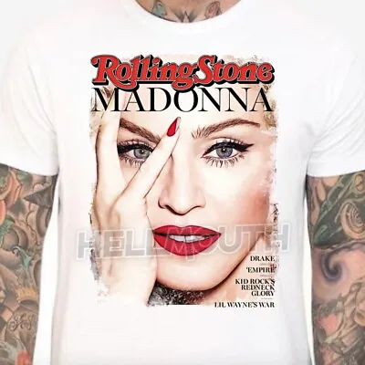 Madonna T-shirt - Mens & Women's Sizes S-XXL - Rolling Stone Poster Cover Retro • £15.99