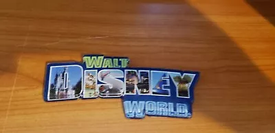 Rare Vintage Blue Walt Disney World Castle Epcot All The Parks In Letters Magnet • $10.39