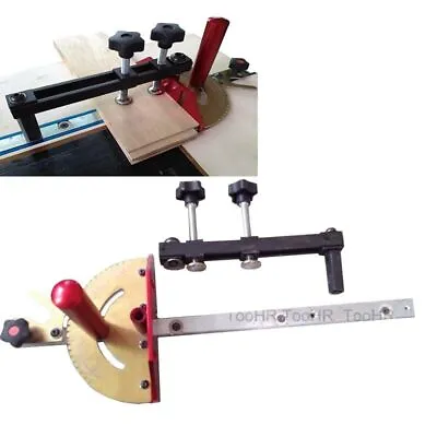 Precision Miter Gauge Chute Fixed Clamp Pressure Plate Table Woodworking Tools • $220.89