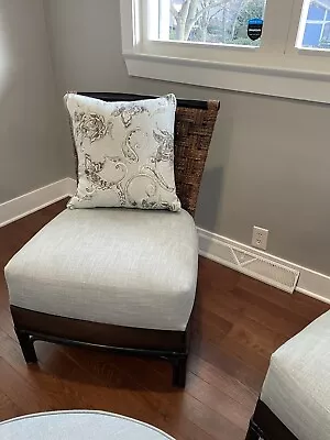 Chair And Ottoman Set - Very Unique Design - Fun Accent Pieces • $500