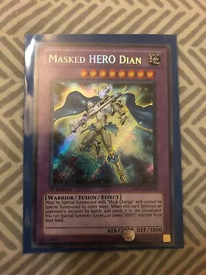 Yugioh Masked Hero Dian Secret Rare-NM • $17